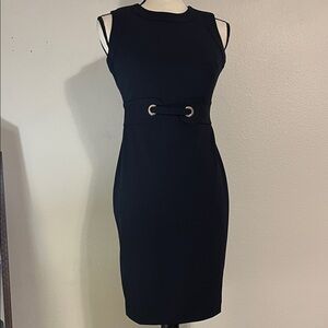 Elegant navy blue Sleeveless Dress, Tommy Hilfiger, size 2p